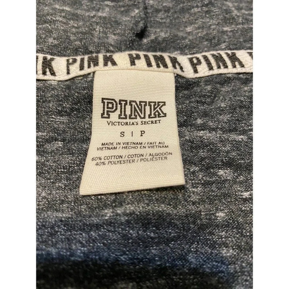 PINK VICTORIA SECRET - THIN FULL ZIP HOODIE - WOMENS - SMALL - PERFECT CONDITION - Picture 7 of 7